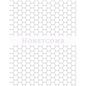Honeycomb: Hex paper (or honeycomb paper), This large hexagons measure .5" per side.100 pages, 8.5 x 11.GET YOUR GAME ON: -) - Paperback