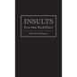 Insults Every Man Should Know - Hardcover