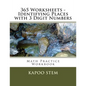 365 Worksheets - Identifying Places with 3 Digit Numbers: Math Practice Workbook - Paperback