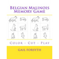 Belgian Malinois Memory Game: Color - Cut - Play - Paperback