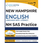 New Hampshire Statewide Assessment System Test Prep: Grade 7 English Language Arts Literacy (ELA) Practice Workbook and Full-length Online Assessments - Paperback