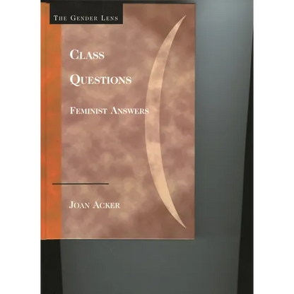 Class Questions: Feminist Answers - Paperback