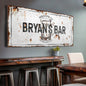 Beer Barrel Bar Sign II