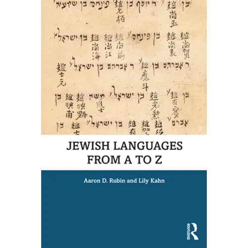 Jewish Languages from A to Z - Paperback