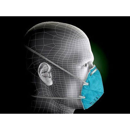 3M 120pcs 1860 Particulate Respirator N95 Face Mask with Fluid Resistance, Regular Size