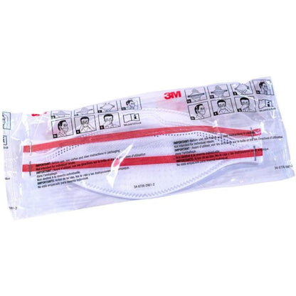 3M 440pcs Aura 1870+ Particulate Respirator N95 Face Mask, Regular Size, Individually wrapped & Flat Fold