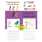 Preschool Learn To Write Workbook, Letters and Numbers Tracing for preschoolers: ABC and 123 Reading and Writing Practice Workbook for kids ages 3-5 w - Paperback