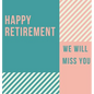 Happy Retirement Guest Book (Hardcover): Guestbook for retirement, message book, memory book, keepsake, retirement book for signing - Hardcover