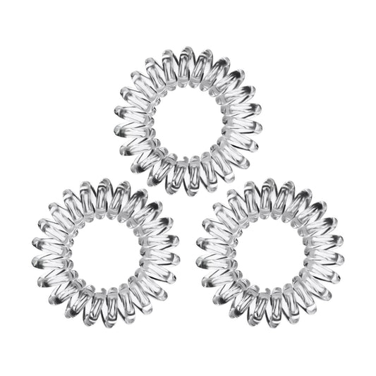 Invisibobble Original Crystal Clear 3-Piece Hair Ties - Stylish & Secure Hair Accessories