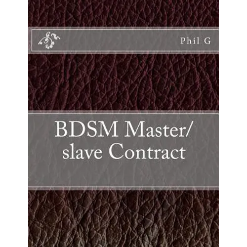 BDSM Master/slave Contract - Paperback