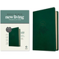 NLT Large Print Thinline Reference Bible, Filament Enabled (Leatherlike, Evergreen Mountain, Red Letter) - Imitation Leather