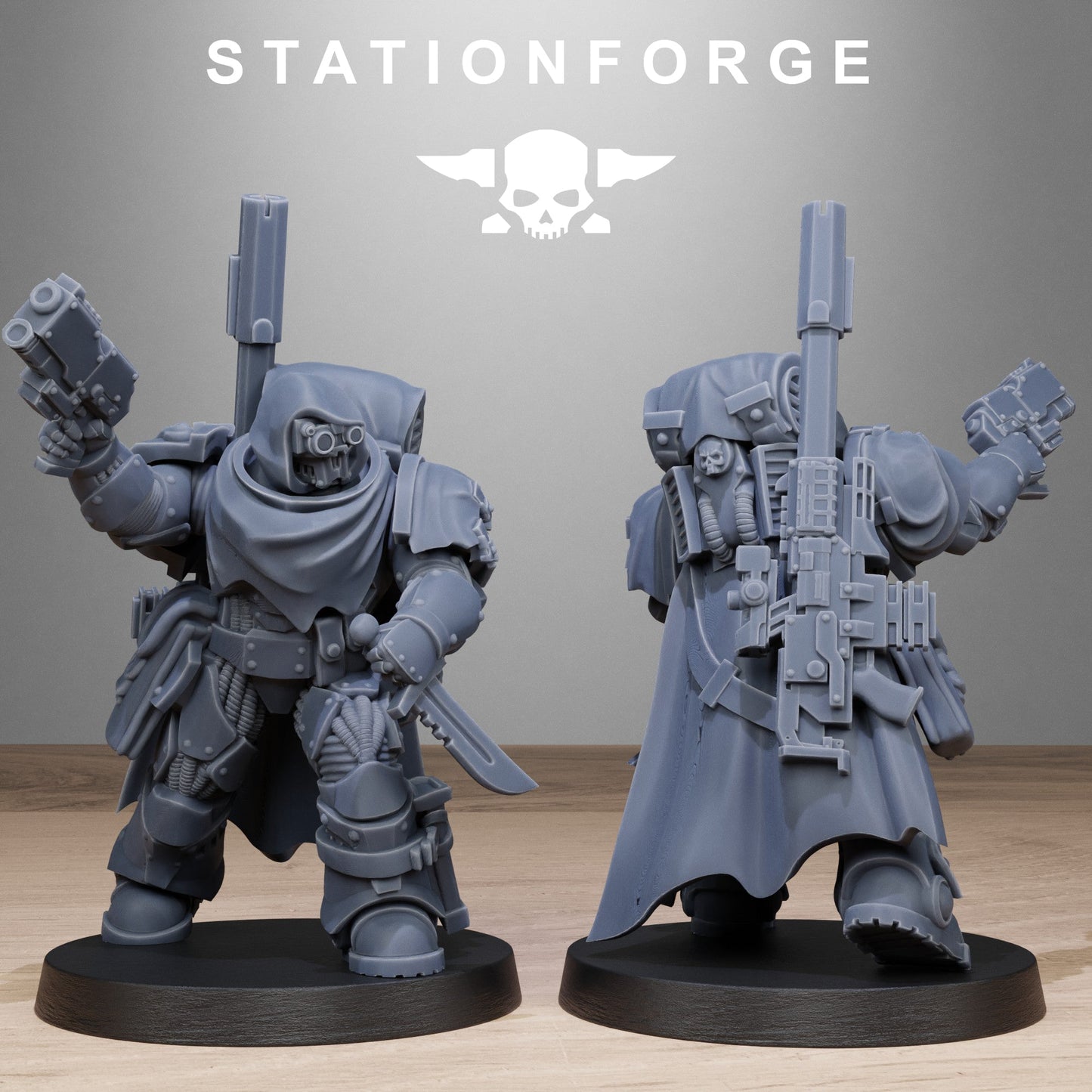 3D Printed Socratis Snipers x10 by StationForge Miniatures