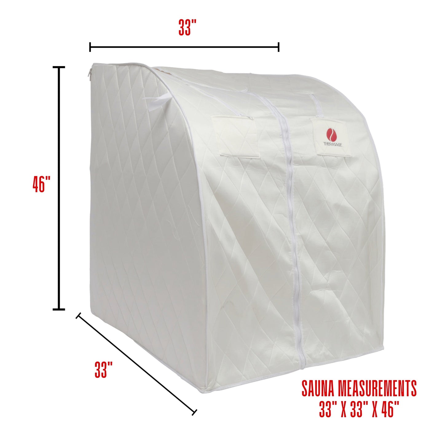 Thera360 Plus Portable Infrared Sauna – White *DUE TO POPULAR DEMAND, ALLOW 2 WEEKS FOR SHIPPING*