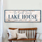 Personalized Lake House Sign V