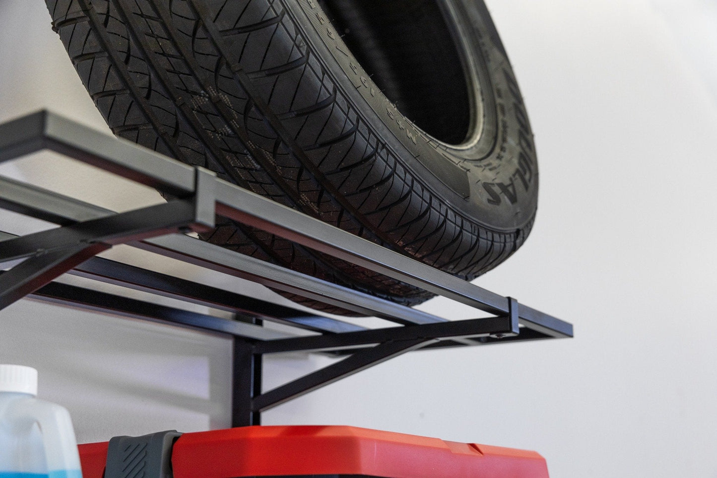 1' x 2' Bristol Garage Wall Mount Shelves | 2 Pack | Black