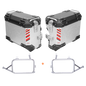 LOBOO Aluminum Side Panniers, Top Case & Mounting Rack System for CFMOTO 800MT (2021-)