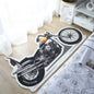 Original Design Retro Motorcycle Carpet