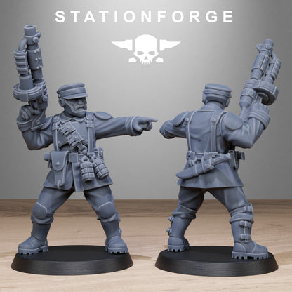 3D Printed FreeGuard Infantry by StationForge Miniatures