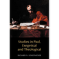 Studies in Paul, Exegetical and Theological - Paperback