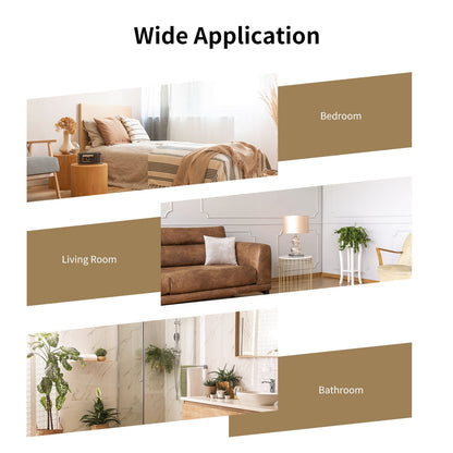 32 Inch x 20 Inch Metal Frame Wall-Mounted Rectangle Mirror