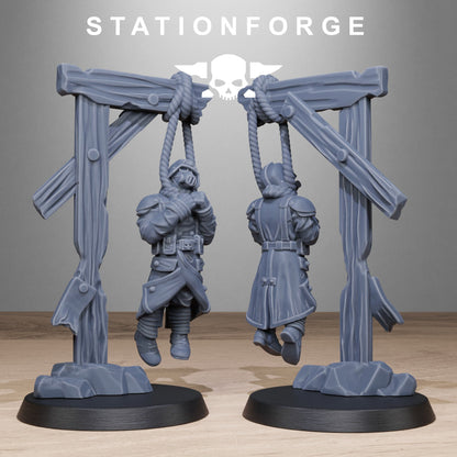 3D Printed GrimGuard Objective Markers by Stationforge Miniatures