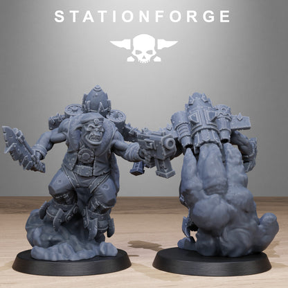 3D Printed Orkaz Flyers by StationForge Miniatures