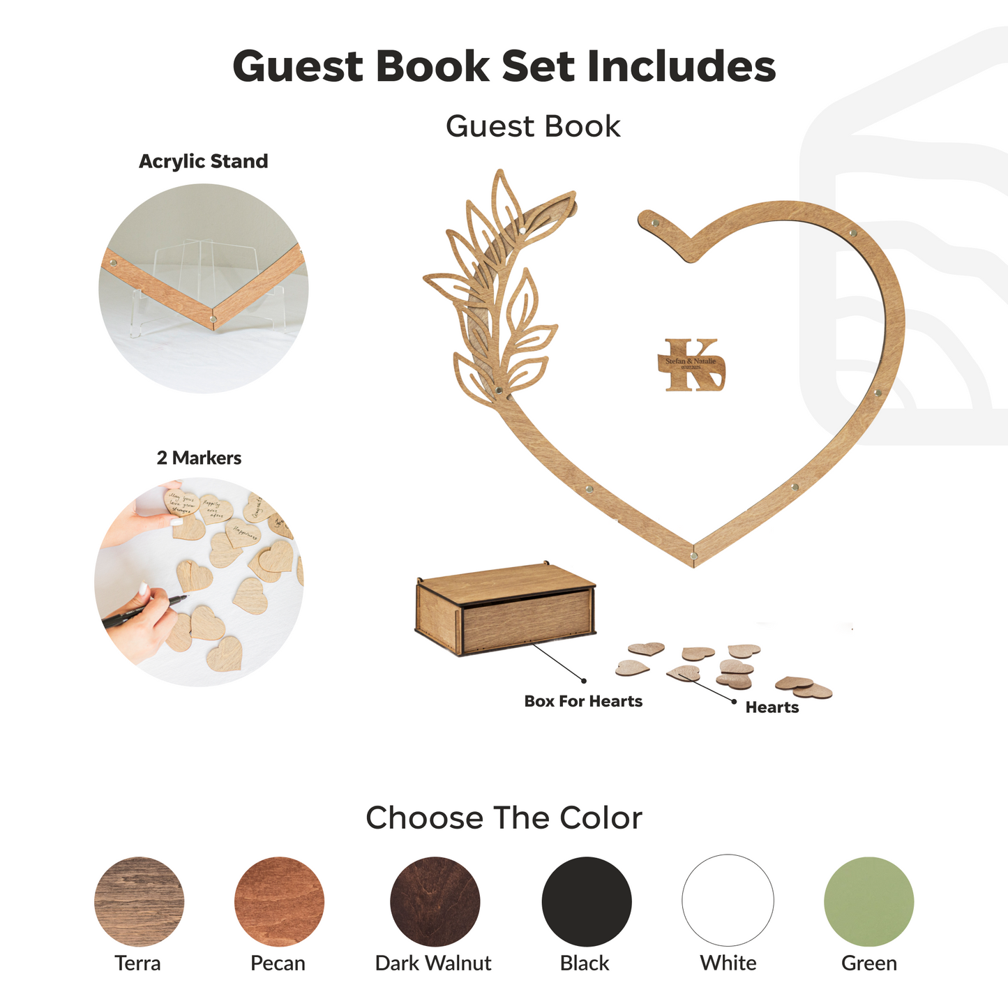 Guest Book Heart