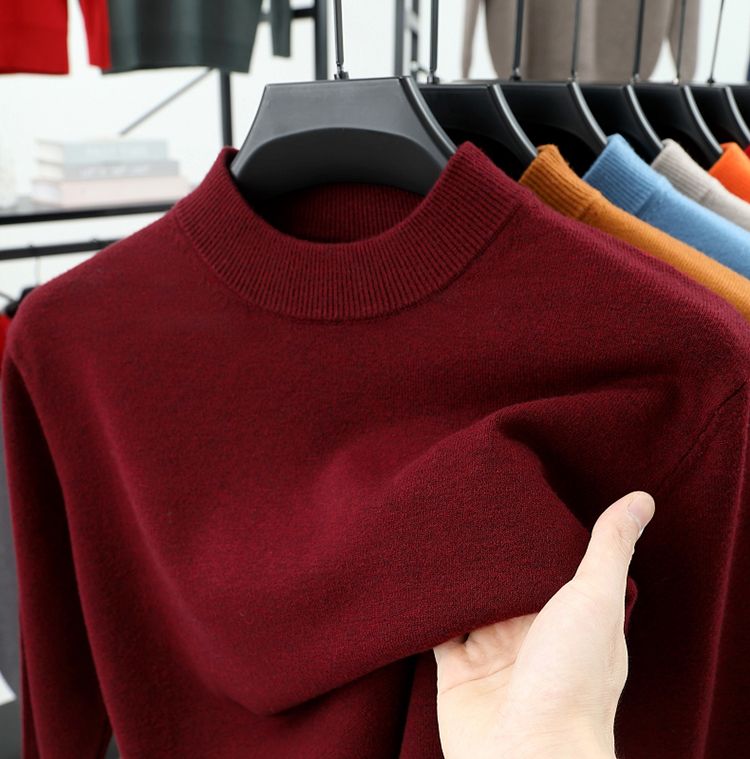Mens Mock-Neck Sweater Base Layer