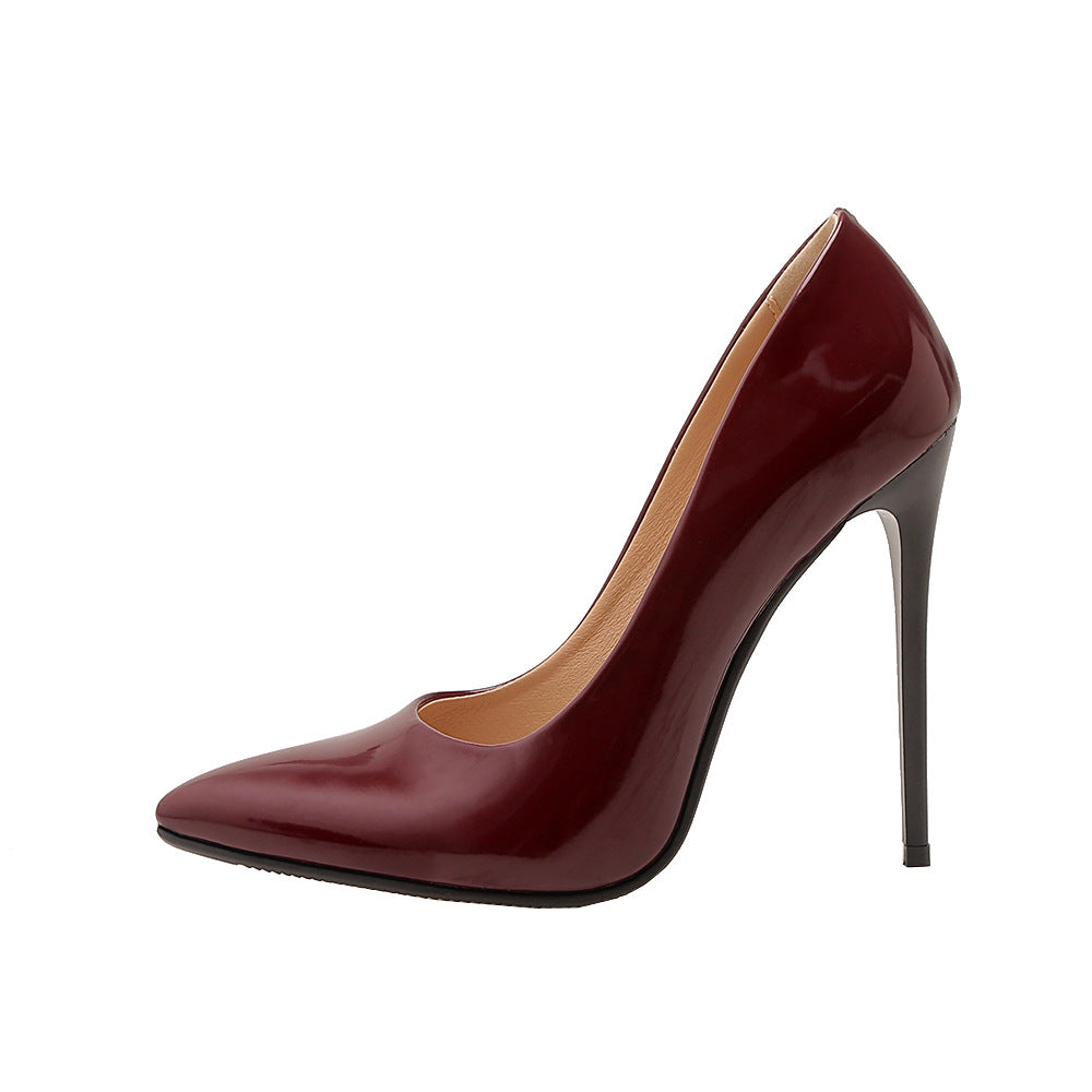 Pointed-toe Stiletto Ultra-high Heels For Spring Summer And Autumn