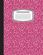 Classic Composition Notebook: (8.5x11) Wide Ruled Lined Paper Notebook Journal (Magenta) (Notebook for Kids, Teens, Students, Adults) Back to School a - Paperback