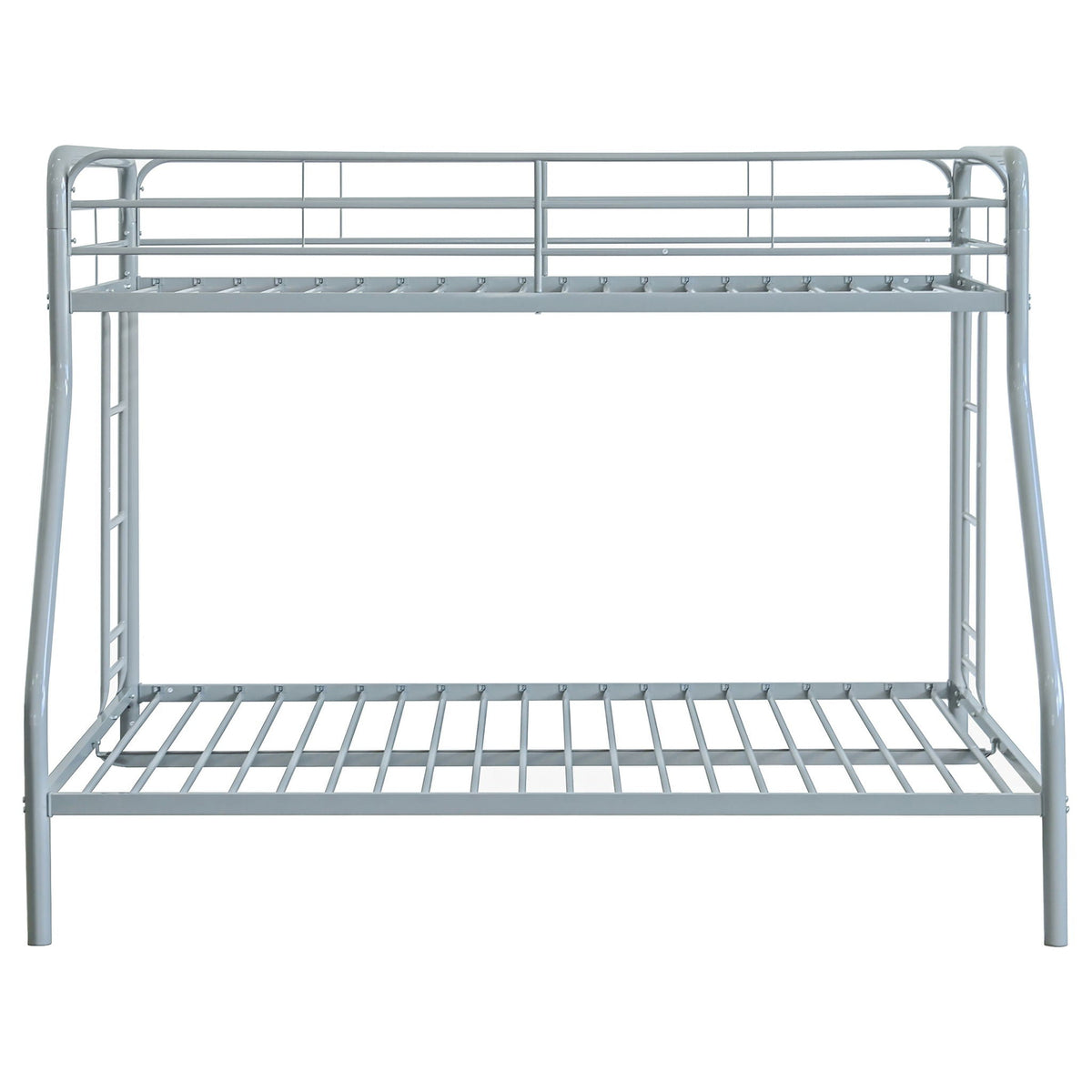 Carson Metal Twin Over Full Bunk Bed Glossy Silver