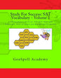 Study For Success: SAT Vocabulary - Volume 1: 1,000 Vocabulary Words for SAT, ACT, PSAT with Definitions, Parts of Speech and Multiple Choice Quizzes - Paperback