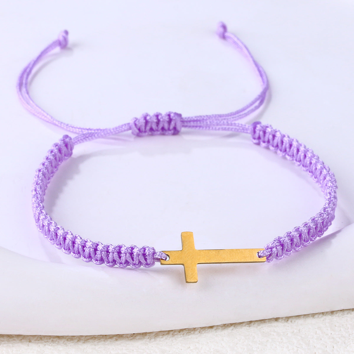Handmade Bracelet Women's European And American Colorful Stainless Steel
