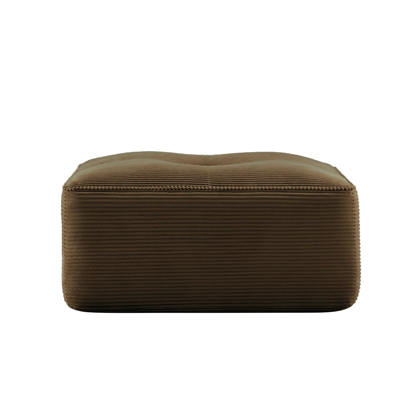 Ottoman Corduroy - Brown