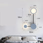 Contracted Bedroom Bedside Lamp Designer Wall Lamp
