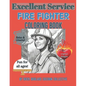 Fire Fighter, Excellent Service: Coloring Book - Paperback