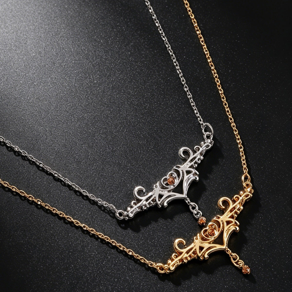 Elegant And Sexy Zircon Heart-Shape Wing Waist Chain