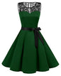 Lace Stitching Sleeveless Plus Size Dress Bottle