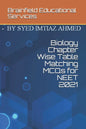 Biology Chapter Wise Table Matching MCQs for NEET 2021 - Paperback