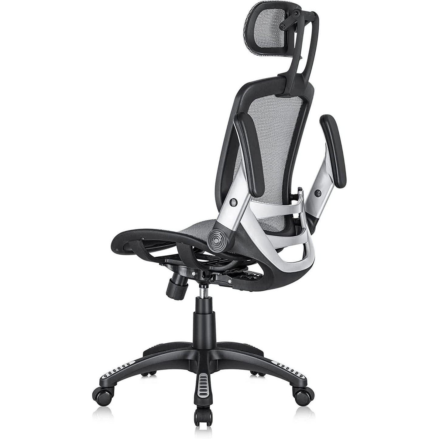Ergonomic Adjustable High Back Mesh Office Chair Grey