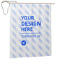 Create Your Own 60x72in Waterproof Quick Dry Bathroom Shower Curtain