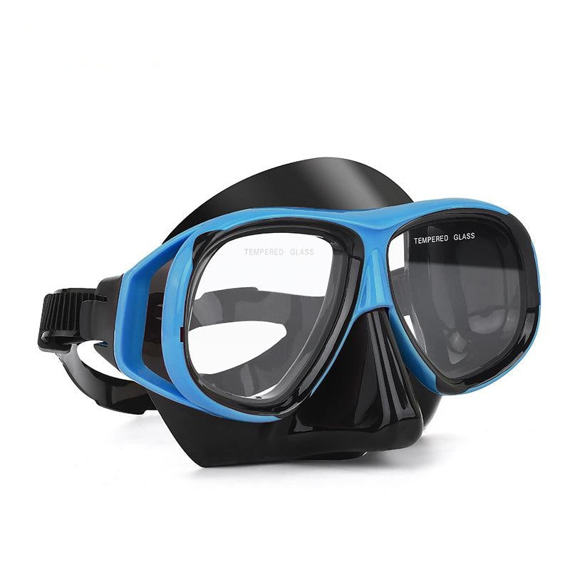 Diving Set Mask And Dry Snorkel With Myopia Option Availabl