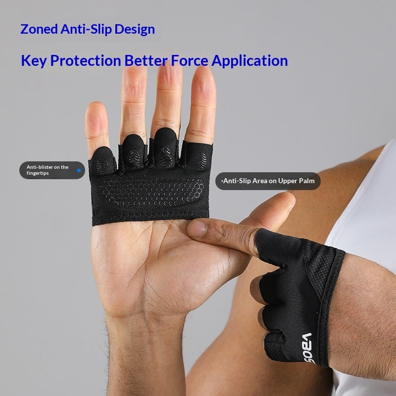 Fitness Gloves With Half Fingers Callus-resistant Non-slip And Breathable