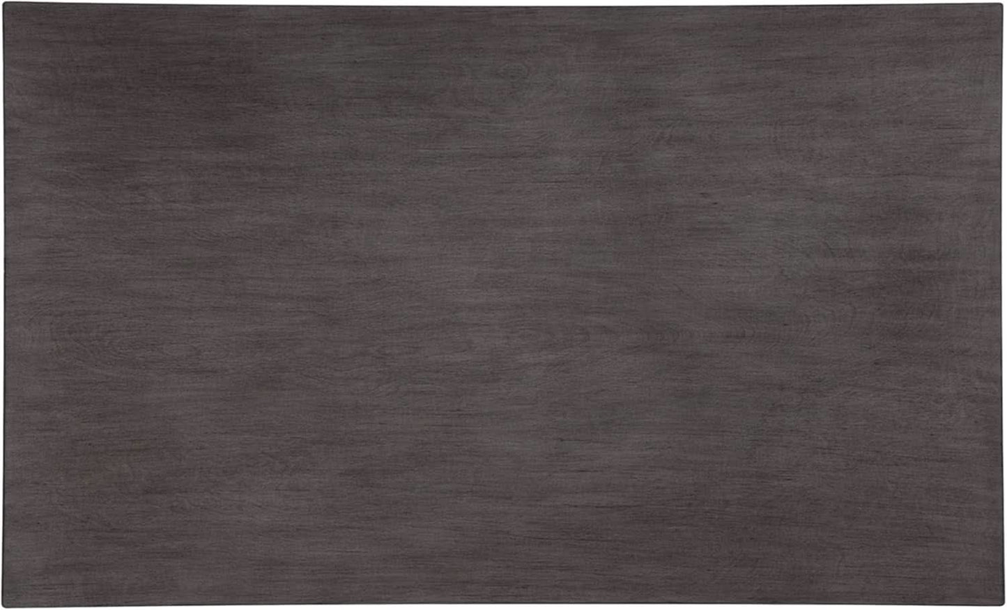 Charcoal Gray 6Piece Contemporary Dining Set Bench