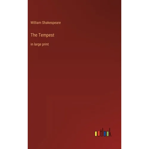The Tempest: in large print - Hardcover