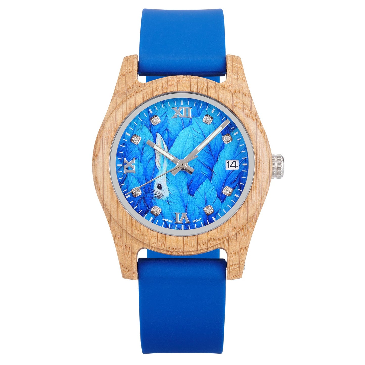 Natural Wood Watch for Women - Lightweight Eco-Friendly Quartz Wristwatch with Minimalist Design Casual Daily Wear
