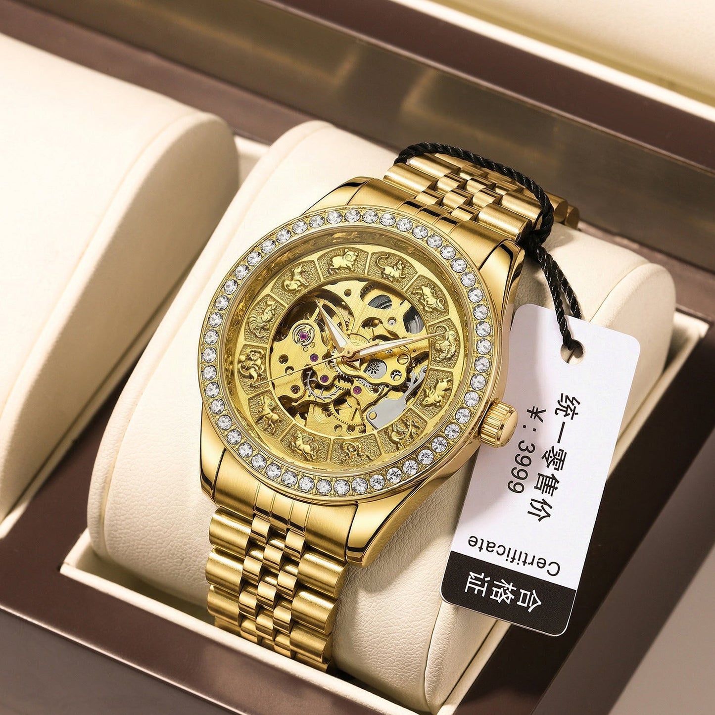 Waterproof Mens Business Automatic Mechanical Watch