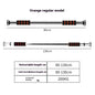 Indoor Punch-free Horizontal Bar On The Door Pull-up Fitness Equipment