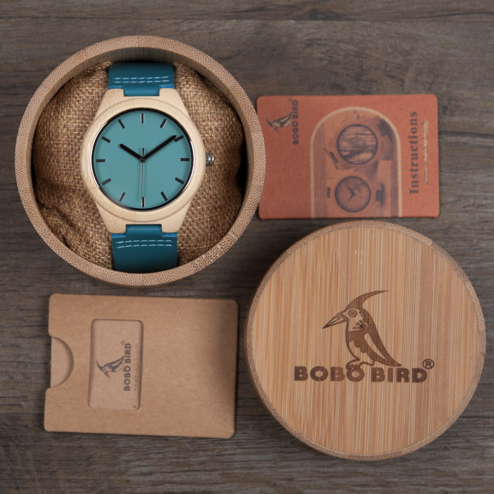 F20 Classic Wooden Analog Quartz Watch