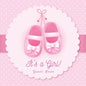 It's a Girl: Baby Shower Guest Book with Pink Ballerina Tutu Theme, Personalized Wishes for Baby & Advice for Parents, Sign In, Gift Log, and Keepsake - Paperback
